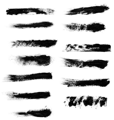 图片[2]-收集的29种Ps毛笔笔刷-火车啦啦